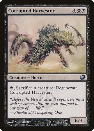 Corrupted Harvester [Scars of Mirrodin] | Cracking-Singles