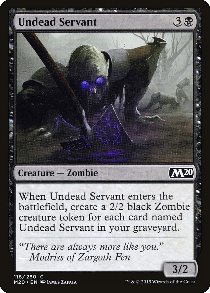 Undead Servant [Core Set 2020] | Cracking-Singles