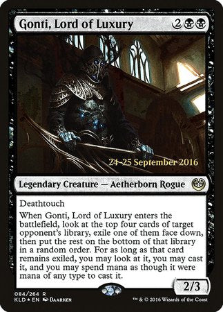 Gonti, Lord of Luxury [Kaladesh Promos] | Cracking-Singles