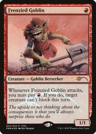 Frenzied Goblin [Friday Night Magic 2015] | Cracking-Singles