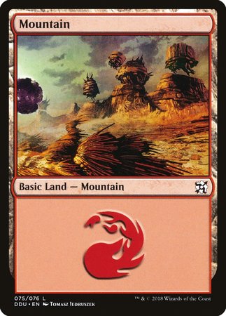 Mountain (75) [Duel Decks: Elves vs. Inventors] | Cracking-Singles