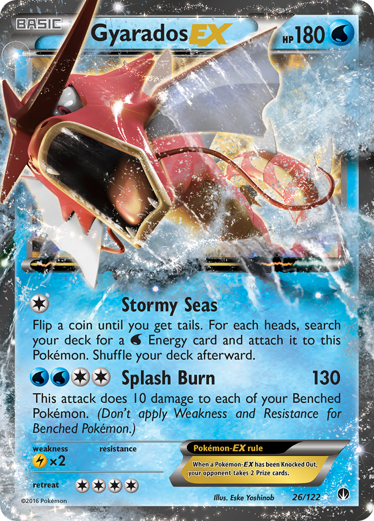 Gyarados EX (26/122) [XY: BREAKpoint] | Cracking-Singles