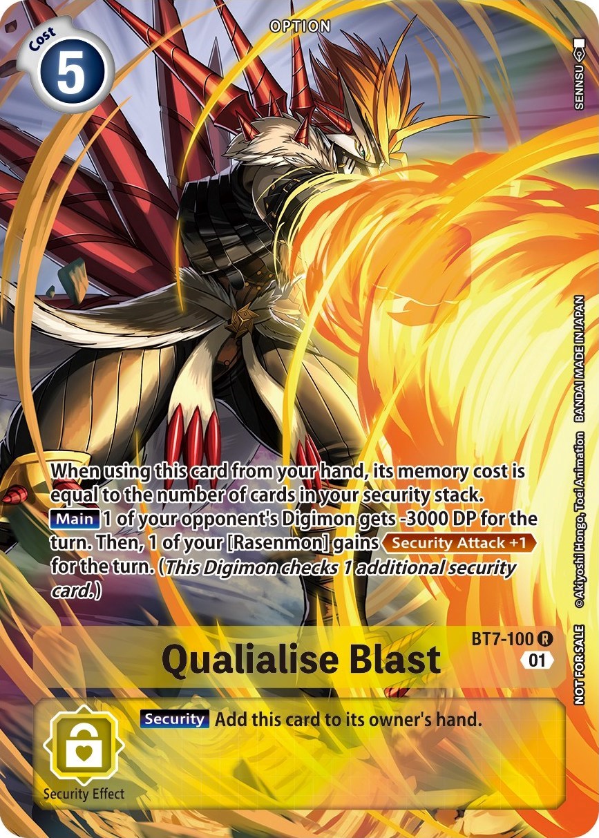 Qualialise Blast [BT7-100] (Summer 2022 Dash Pack) [Next Adventure Promos] | Cracking-Singles