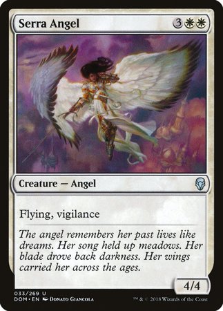 Serra Angel [Dominaria] | Cracking-Singles