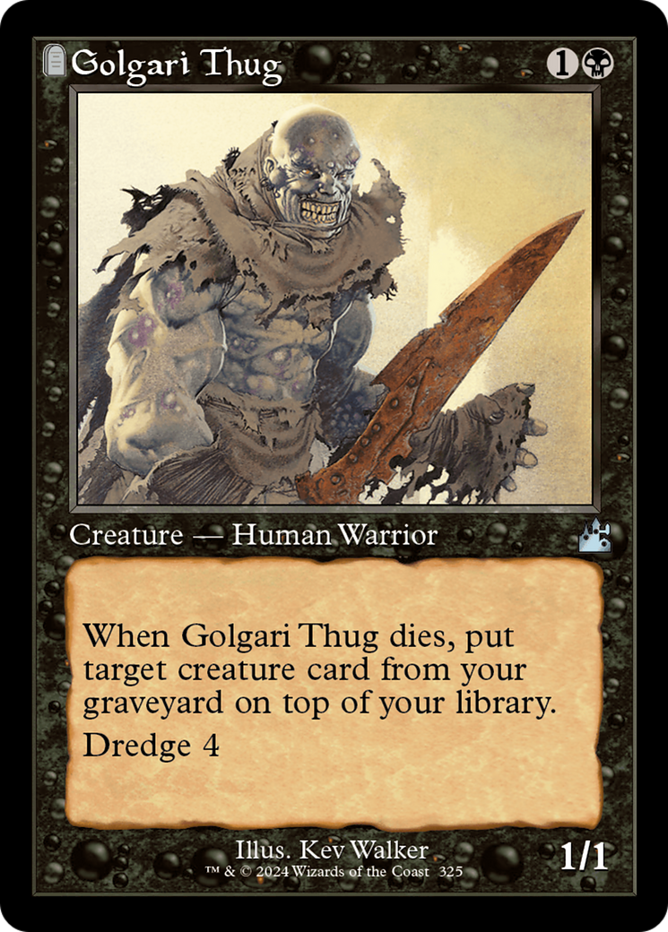 Golgari Thug (Retro Frame) [Ravnica Remastered] | Cracking-Singles