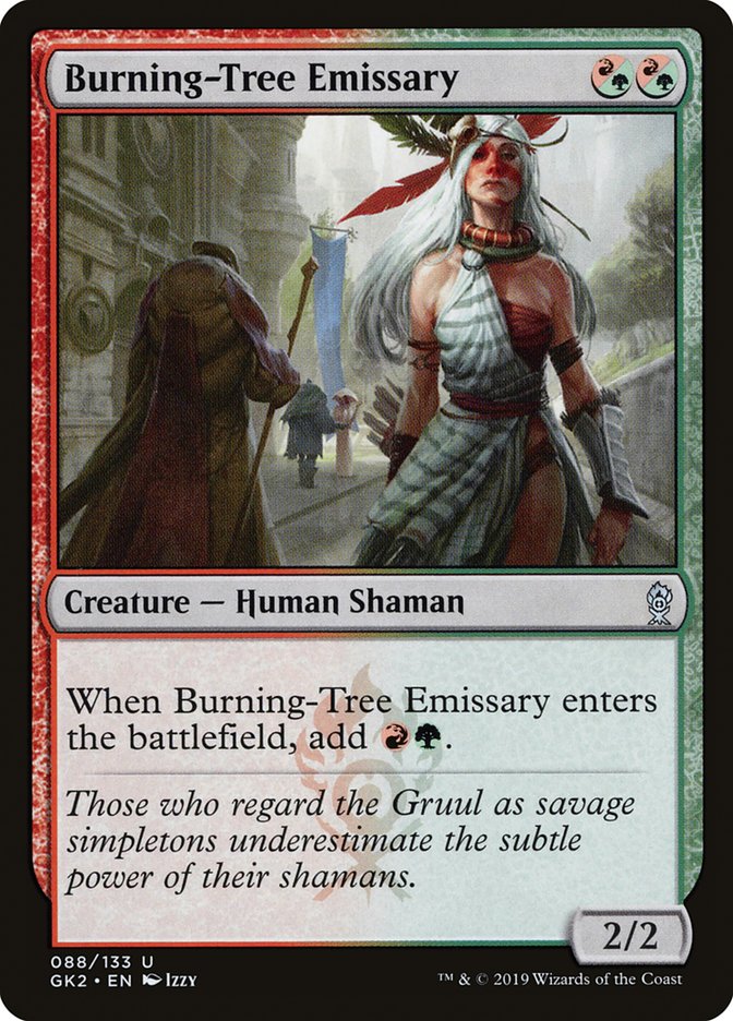 Burning-Tree Emissary [Ravnica Allegiance Guild Kit] | Cracking-Singles