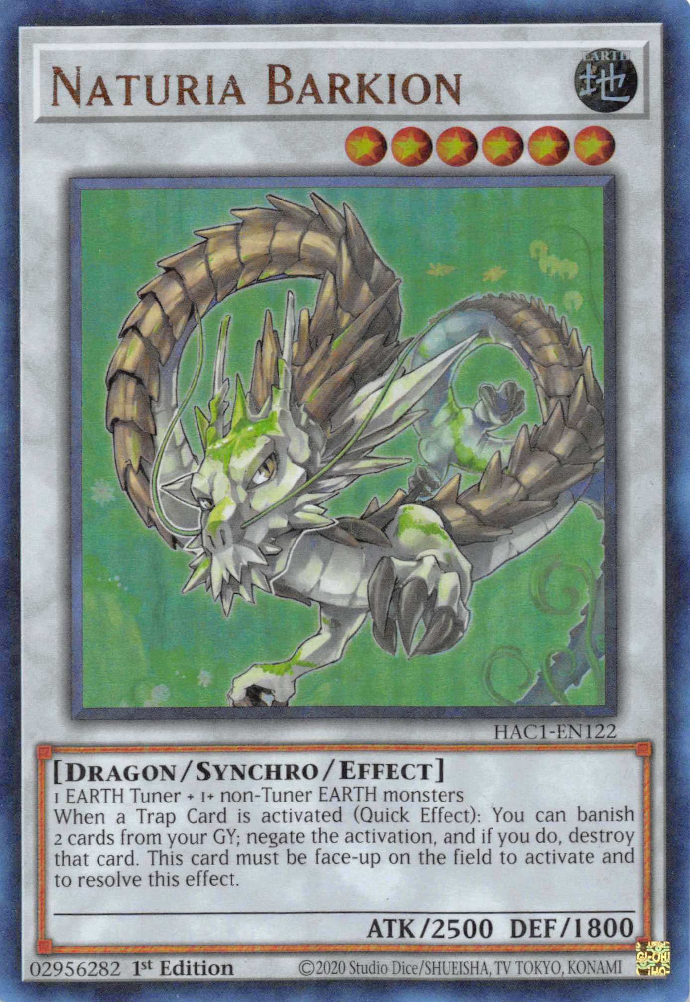 Naturia Barkion (Duel Terminal) [HAC1-EN122] Parallel Rare | Cracking-Singles