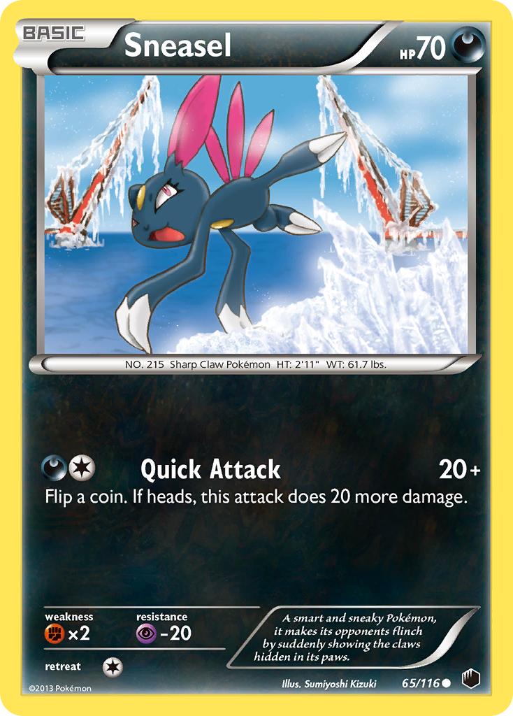 Sneasel (65/116) [Black & White: Plasma Freeze] | Cracking-Singles