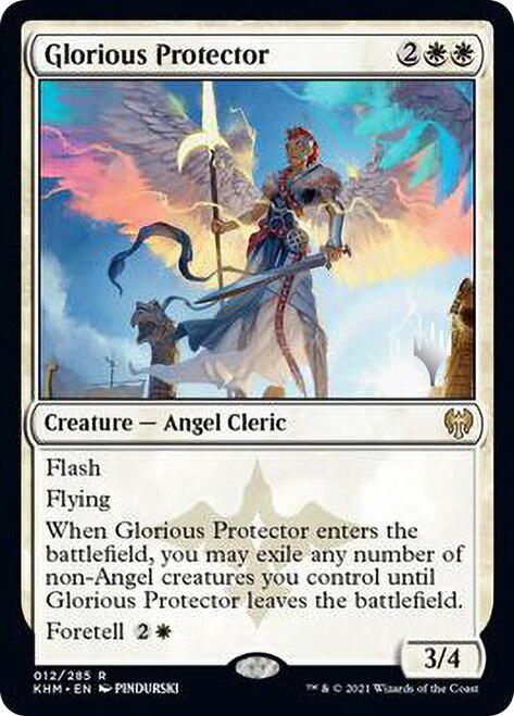 Glorious Protector [Kaldheim Promo Pack] | Cracking-Singles