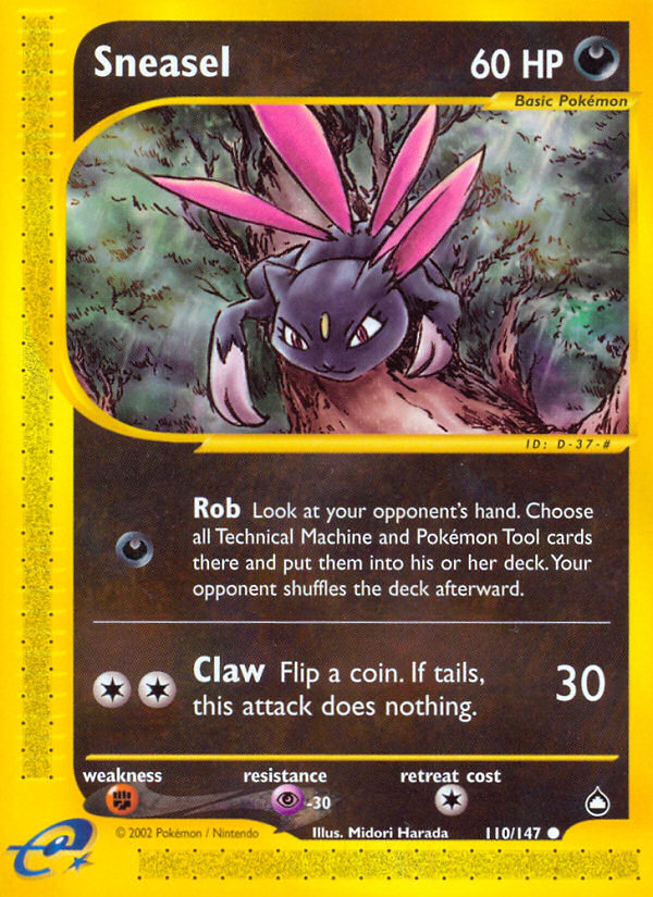 Sneasel (110/147) [Aquapolis] | Cracking-Singles