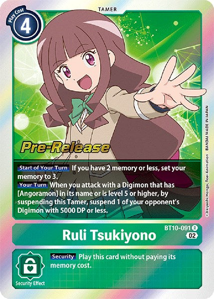 Ruli Tsukiyono [BT10-091] [Xros Encounter Pre-Release Cards] | Cracking-Singles