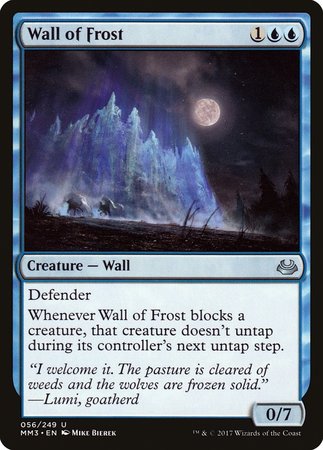 Wall of Frost [Modern Masters 2017] | Cracking-Singles