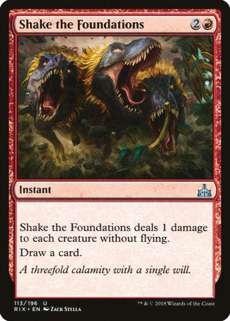 Shake the Foundations [Rivals of Ixalan] | Cracking-Singles