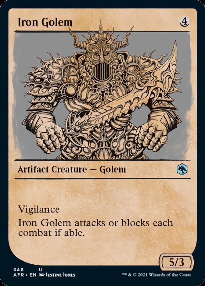 Iron Golem (Showcase) [Dungeons & Dragons: Adventures in the Forgotten Realms] | Cracking-Singles