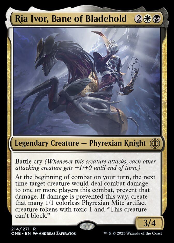 Ria Ivor, Bane of Bladehold [Phyrexia: All Will Be One] | Cracking-Singles