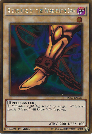 Right Leg of the Forbidden One [PGL2-EN022] Gold Rare | Cracking-Singles