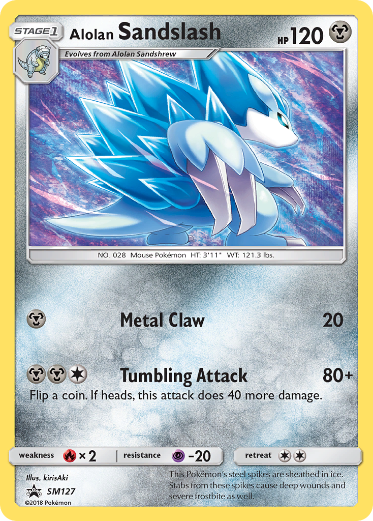 Alolan Sandslash (SM127) [Sun & Moon: Black Star Promos] | Cracking-Singles