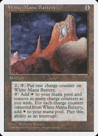 White Mana Battery [Fourth Edition] | Cracking-Singles