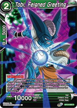 Tobi, Feigned Greeting (Rare) [BT13-068] | Cracking-Singles