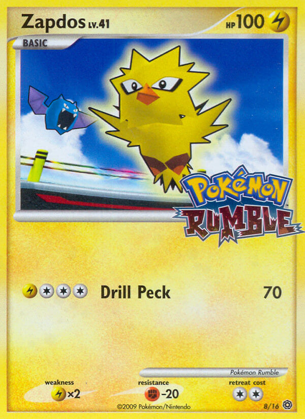 Zapdos (8/16) [Pokémon Rumble] | Cracking-Singles