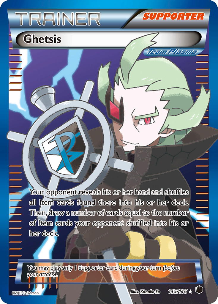 Ghetsis (115/116) [Black & White: Plasma Freeze] | Cracking-Singles