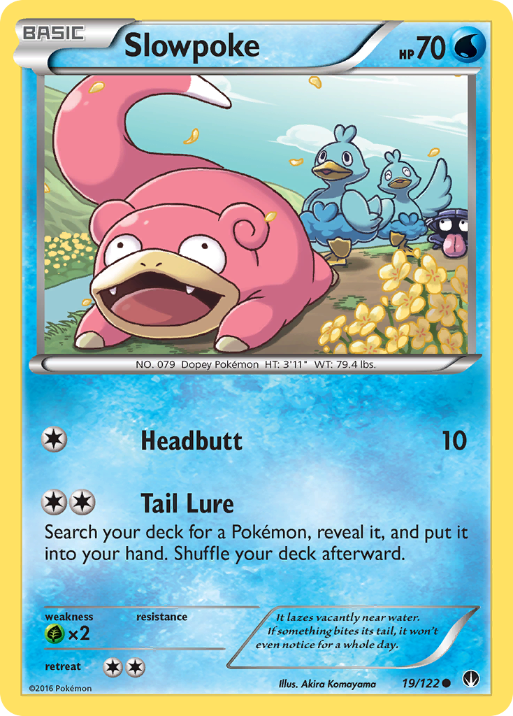 Slowpoke (19/122) [XY: BREAKpoint] | Cracking-Singles