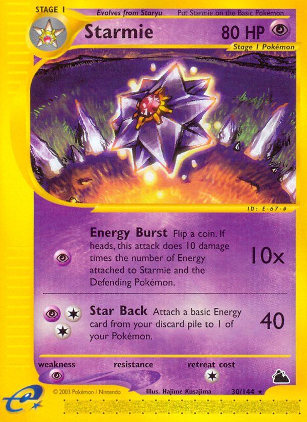 Starmie (30/144) [Skyridge] | Cracking-Singles