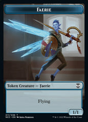 Faerie // Rogue Double-sided Token [Streets of New Capenna Commander Tokens] | Cracking-Singles