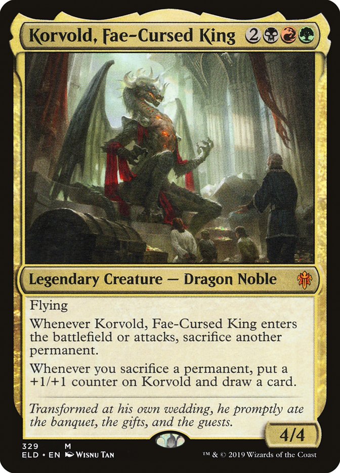 Korvold, Fae-Cursed King [Throne of Eldraine] | Cracking-Singles