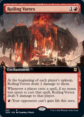 Roiling Vortex (Extended Art) [Zendikar Rising] | Cracking-Singles