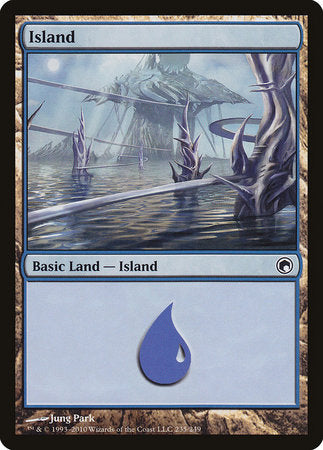 Island (235) [Scars of Mirrodin] | Cracking-Singles