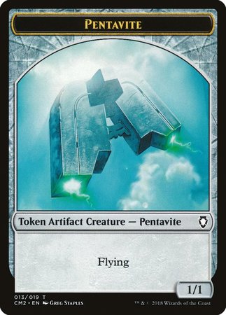 Pentavite Token [Commander Anthology Volume II Tokens] | Cracking-Singles