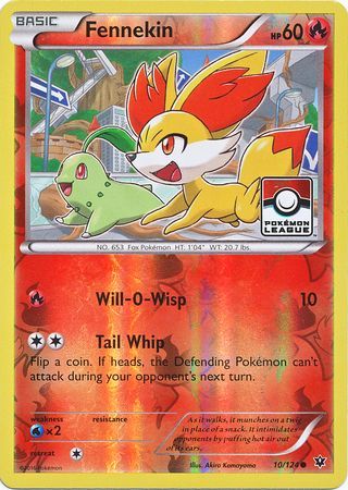 Fennekin (10/124) (League Promo) [XY: Fates Collide] | Cracking-Singles