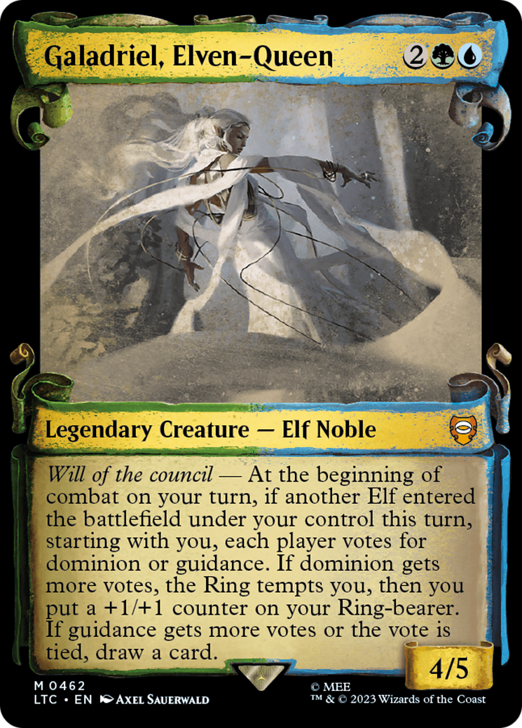 Galadriel, Elven-Queen [The Lord of the Rings: Tales of Middle-Earth Commander Showcase Scrolls] | Cracking-Singles