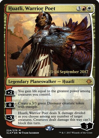 Huatli, Warrior Poet [Ixalan Promos] | Cracking-Singles