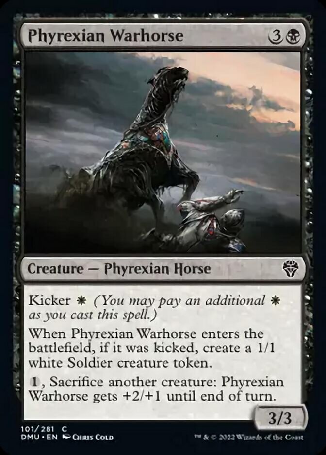 Phyrexian Warhorse [Dominaria United] | Cracking-Singles