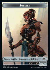 Powerstone // Soldier (009) Double-Sided Token [The Brothers' War Tokens] | Cracking-Singles