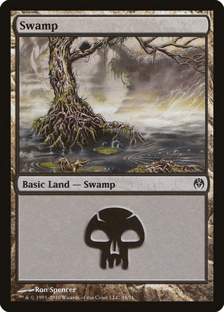 Swamp (34) [Duel Decks: Phyrexia vs. the Coalition] | Cracking-Singles