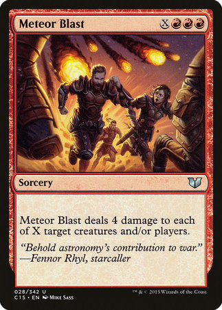 Meteor Blast [Commander 2015] | Cracking-Singles