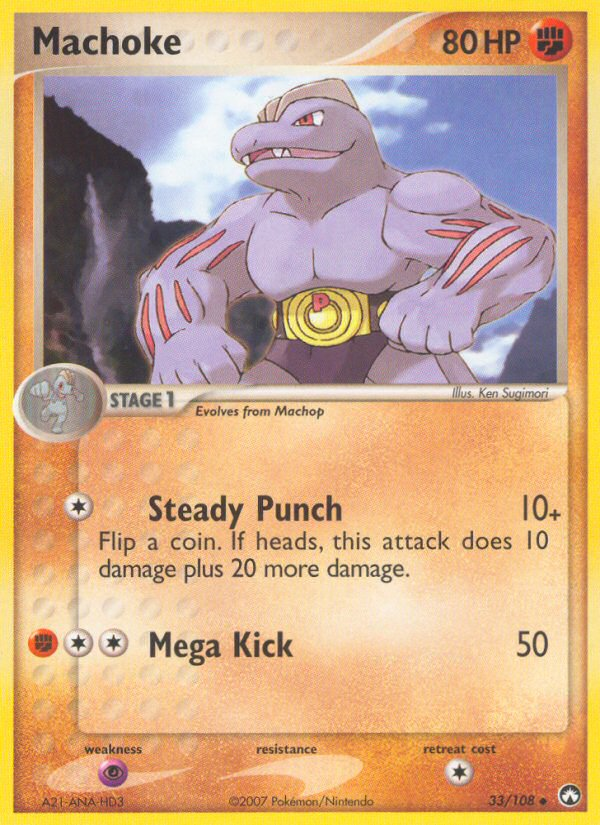 Machoke (33/108) [EX: Power Keepers] | Cracking-Singles