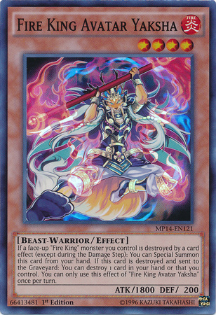 Fire King Avatar Yaksha [MP14-EN121] Super Rare | Cracking-Singles