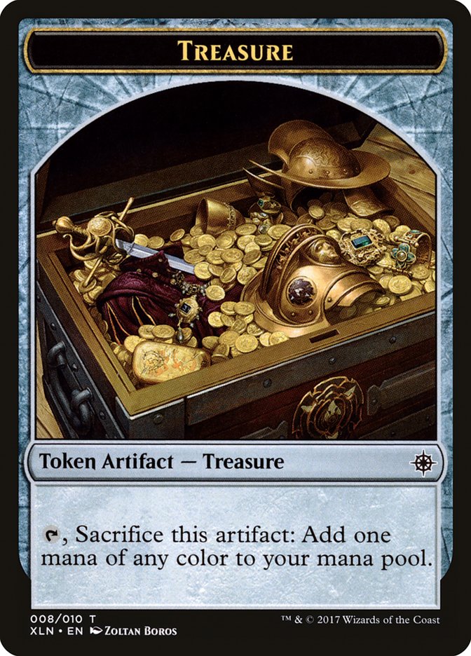 Treasure (008/010) [Ixalan Tokens] | Cracking-Singles