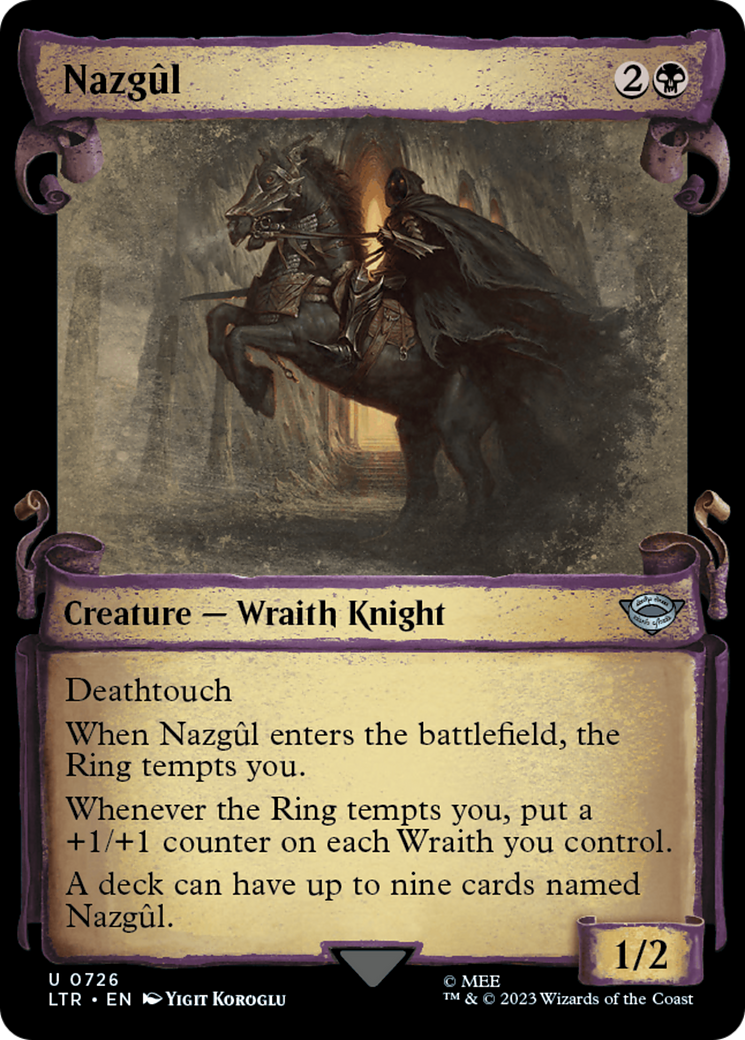 Nazgul (0726) [The Lord of the Rings: Tales of Middle-Earth Showcase Scrolls] | Cracking-Singles