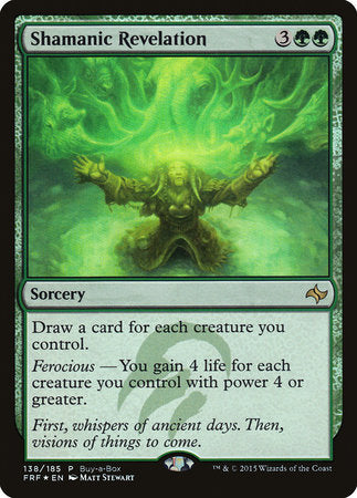 Shamanic Revelation [Fate Reforged Promos] | Cracking-Singles