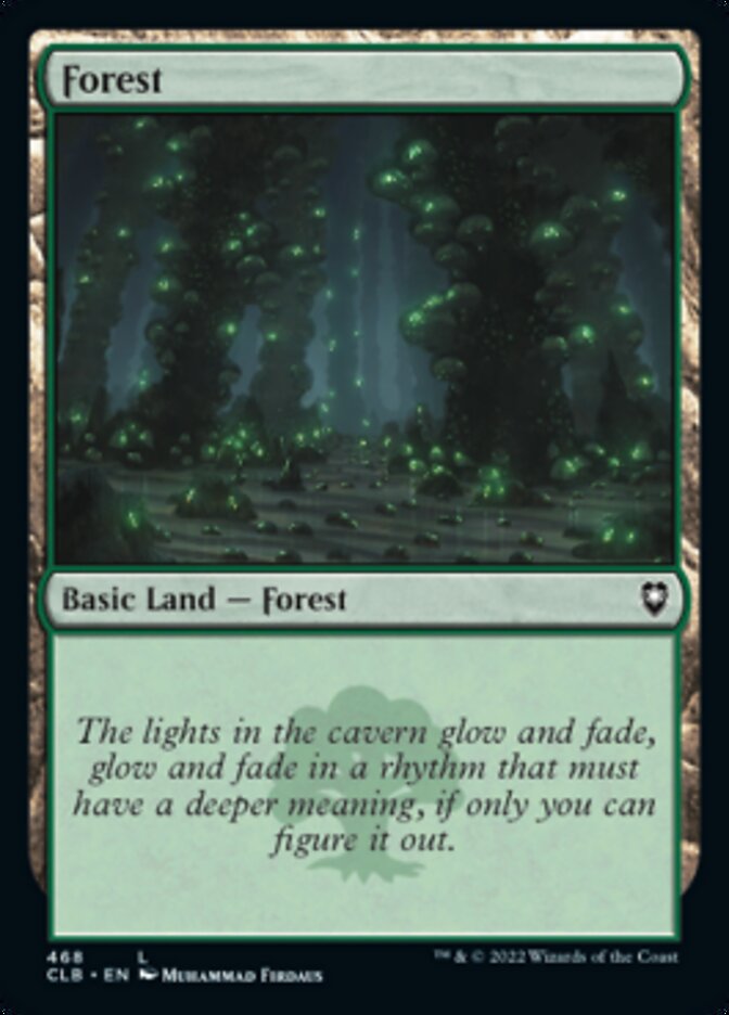 Forest (468) [Commander Legends: Battle for Baldur's Gate] | Cracking-Singles