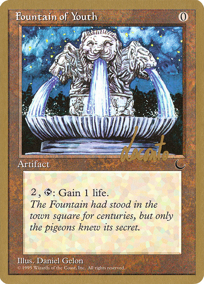 Fountain of Youth (Michael Loconto) [Pro Tour Collector Set] | Cracking-Singles