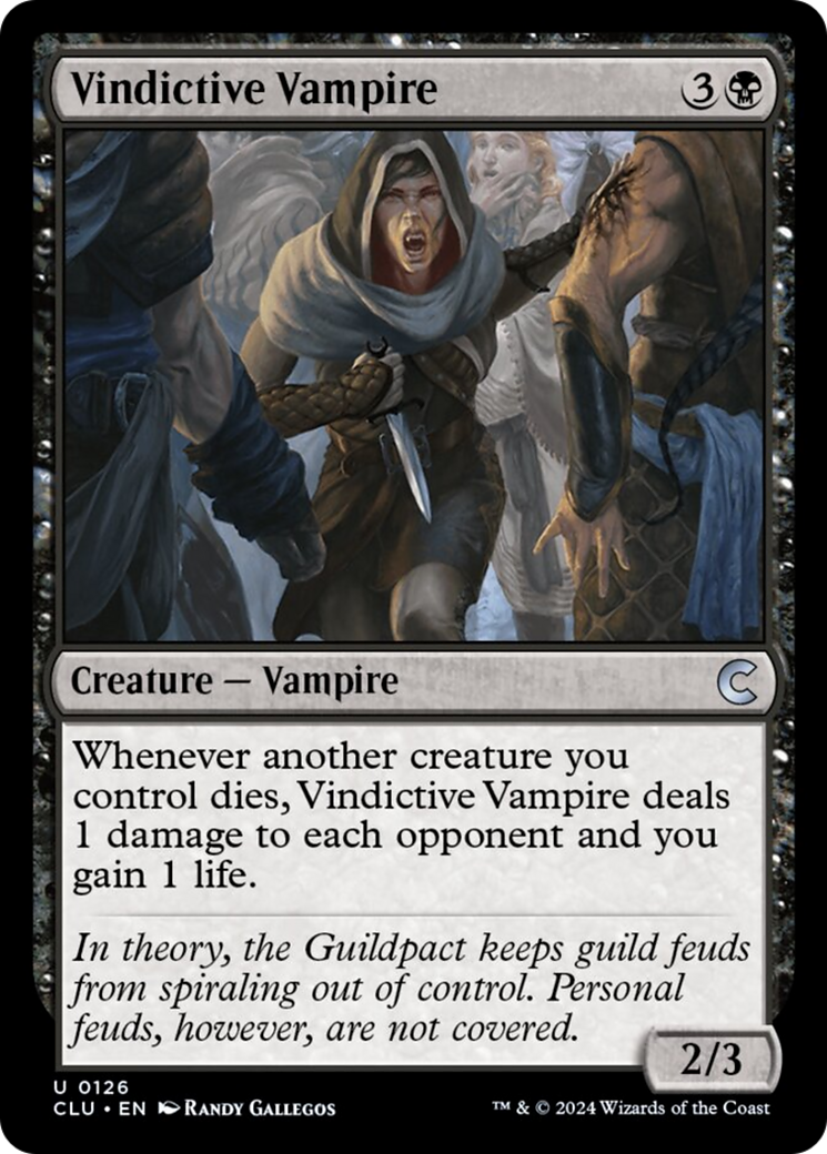 Vindictive Vampire [Ravnica: Clue Edition] | Cracking-Singles