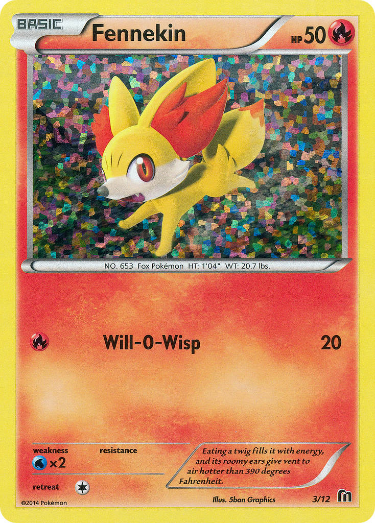 Fennekin (3/12) [McDonald's Promos: 2014 Collection] | Cracking-Singles