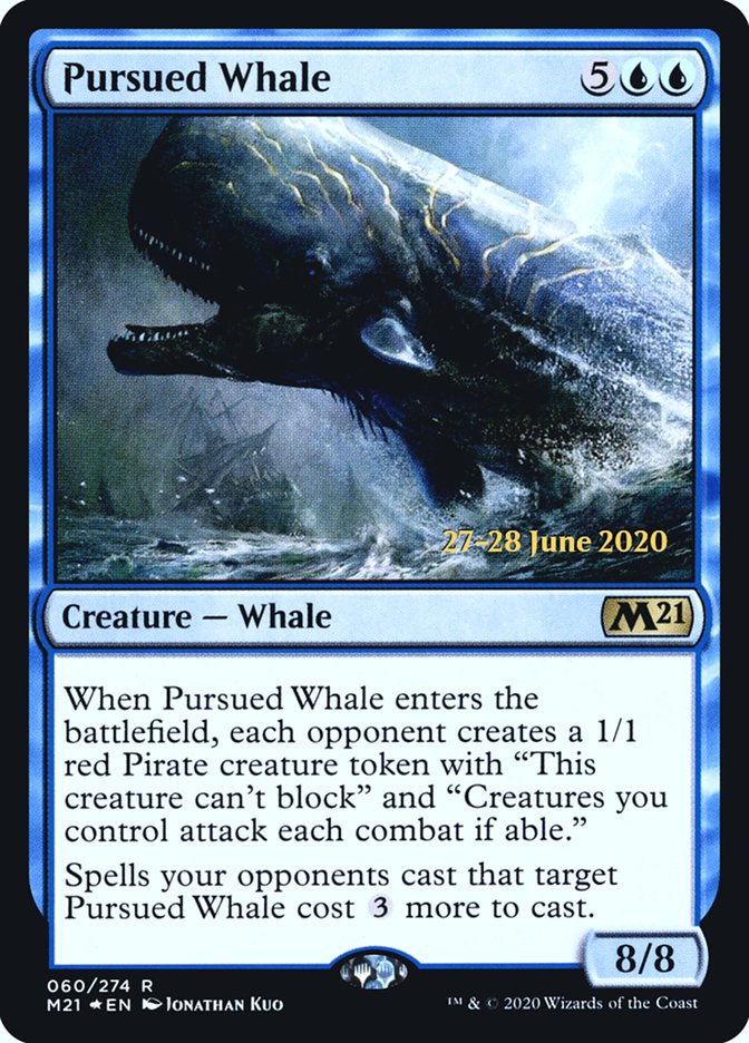 Pursued Whale  [Core Set 2021 Prerelease Promos] | Cracking-Singles