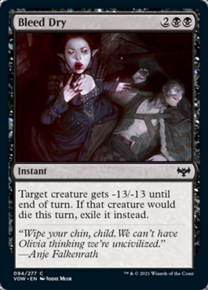 Bleed Dry [Innistrad: Crimson Vow] | Cracking-Singles